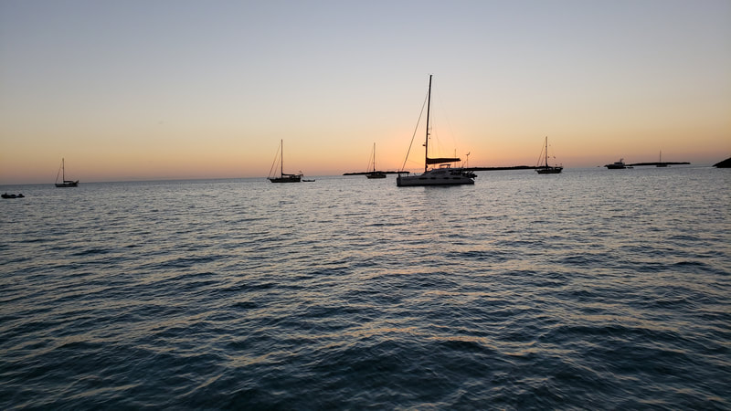 Sunset at Rudder Cut Cay
